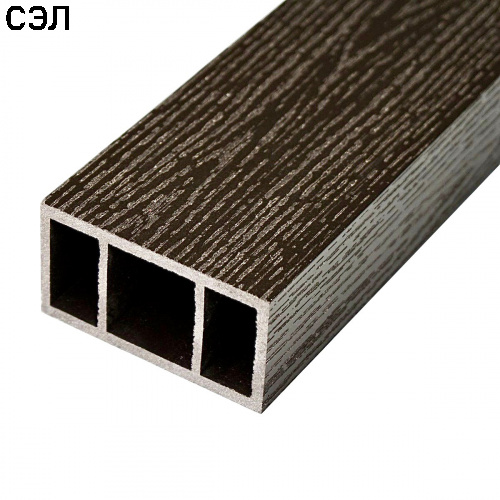 Перила нижние из ДПК Faynag Wood Венге 3000х95х50 мм Перила нижние из ДПК Faynag Wood Венге 3000х95х50 мм