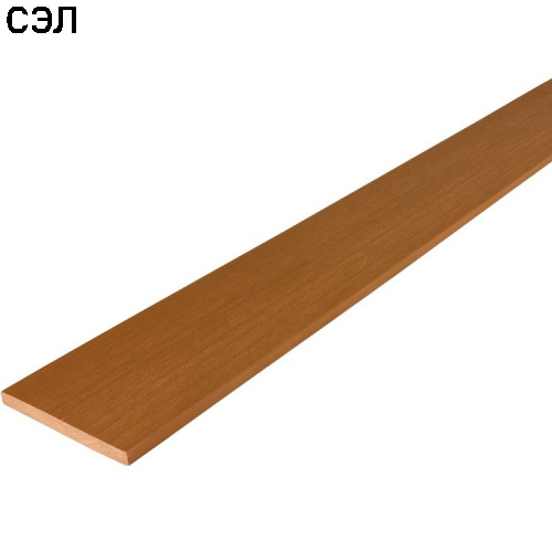 Заборная доска из ДПК RusDecking UnoDeck Patio Орех 3000х140х13 мм