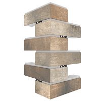 Угловая термопанель малая BestPoint Loft Brick Pepper 456х236х236х50 мм