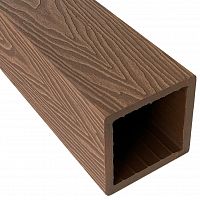 Столб из ДПК EasyDecking Коричневый 3000х100х100 мм