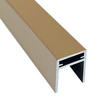 П-профиль алюминиевый EasyDecking Дуб 3000х35х25 мм