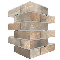 Угловая термопанель большая BestPoint Loft Brick Pepper 456х365х365х100 мм