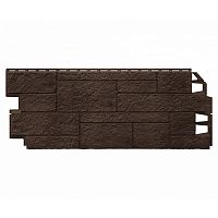Фасадная панель Технониколь Оптима Песчаник Темно-коричневый 1000х420 мм